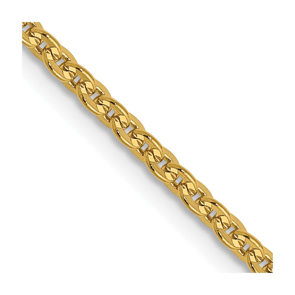 Leslie's 14K 1.95 mm Flat Cable Chain7246-18