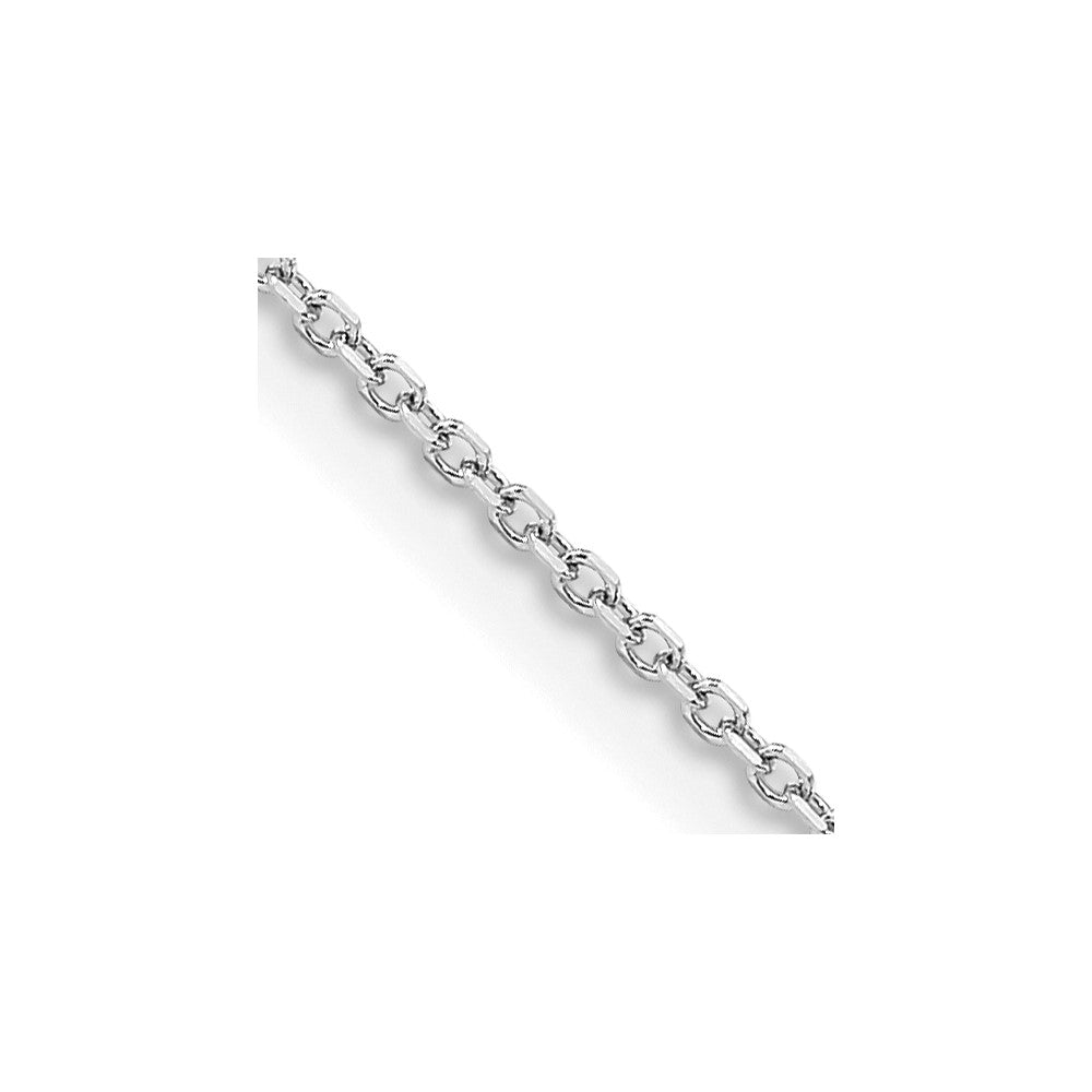 Leslie's 14K White Gold 1.05 mm D/C Rolo Chain7259-18