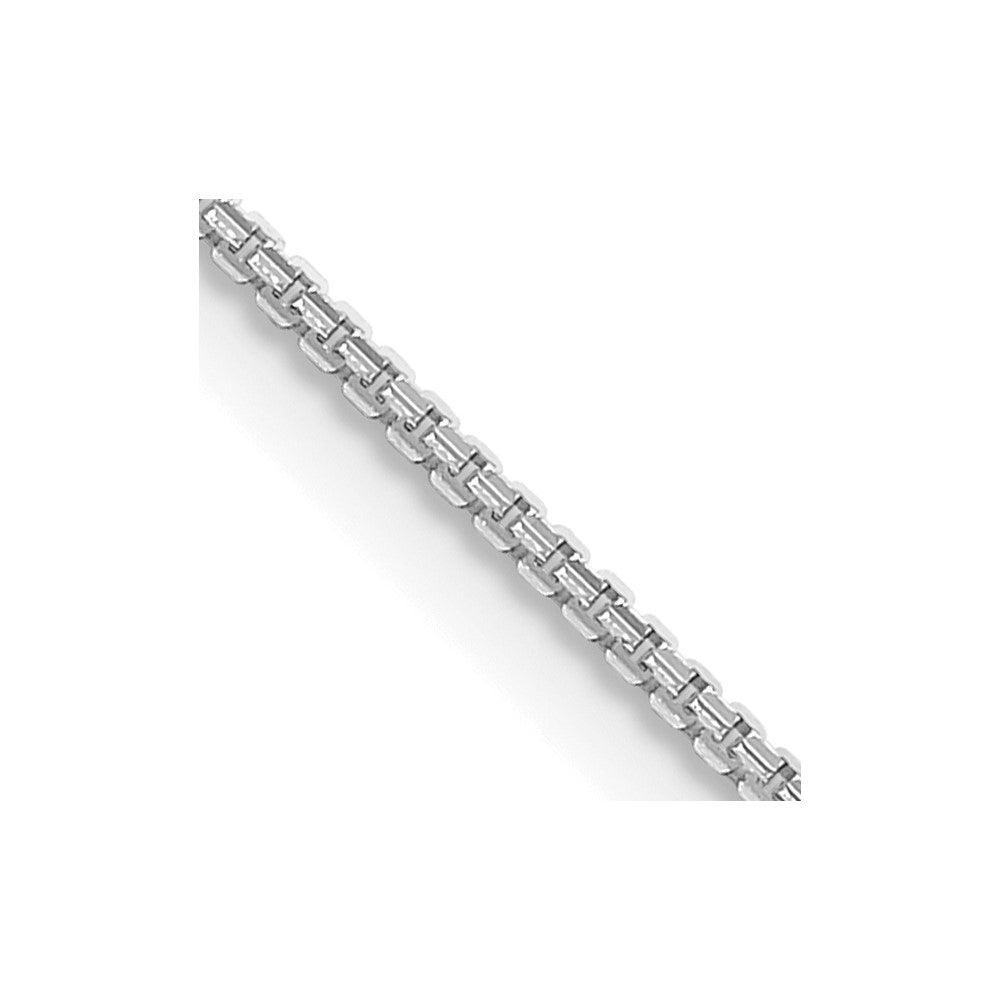 Leslie's 14K White Gold 1.45 mm Concave Box Chain7269-20