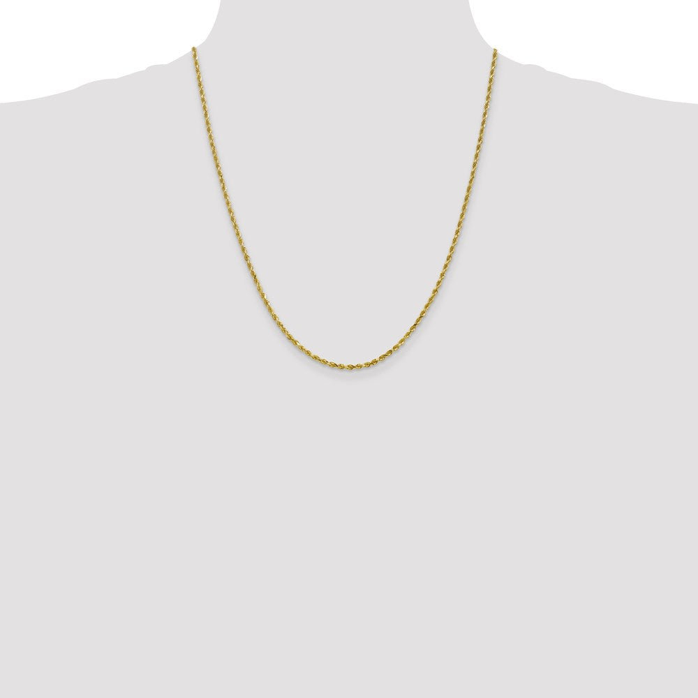 Leslie's 10K 2.5mm Diamond-Cut Rope Chain8003-22