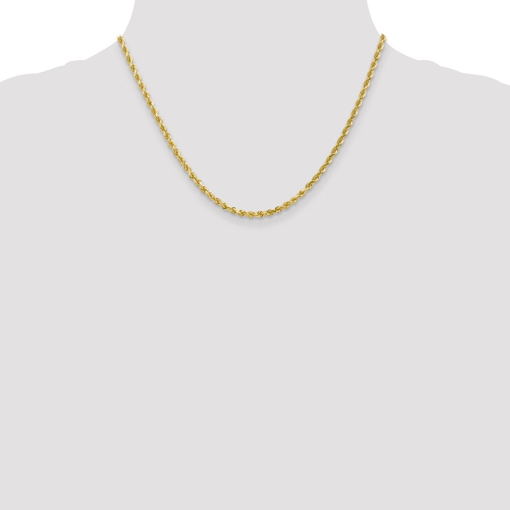Leslie's 10K 3.00mm Diamond-Cut Rope Chain8005-18