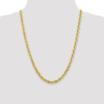 Load image into Gallery viewer, Leslie&#39;s 10K 5.50mm Diamond-Cut Rope Chain8008-24
