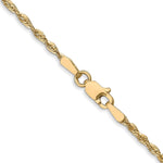 Load image into Gallery viewer, Leslie&#39;s 10K 1.8mm Diamond-Cut Lightweight Rope Chain8050-8
