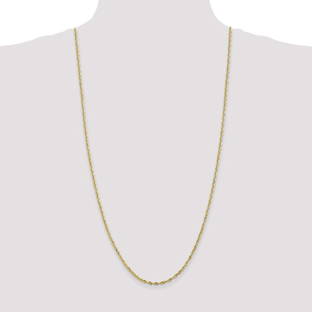 Leslie's 10K 2.5mm Diamond-Cut Lightweight Rope Chain8052-30