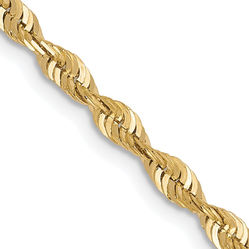 Leslie's 10K 2.5mm Diamond-Cut Lightweight Rope Chain8052-30