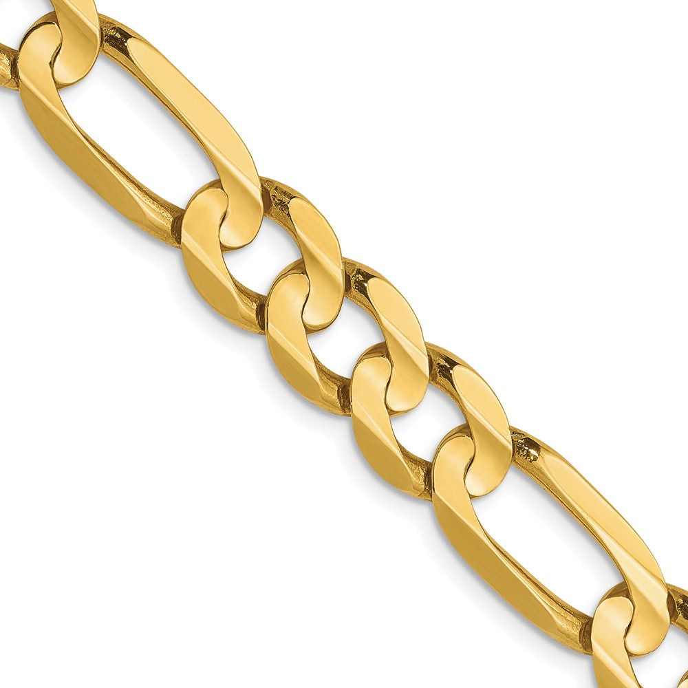 Leslie's 10K Yellow Gold 7.5mm Concave Figaro Chain8103-20