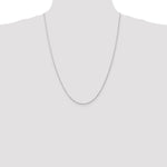 Load image into Gallery viewer, Leslie&#39;s 10K White Gold 2.5mm Diamond-Cut Lightweight Rope Chain8123-24
