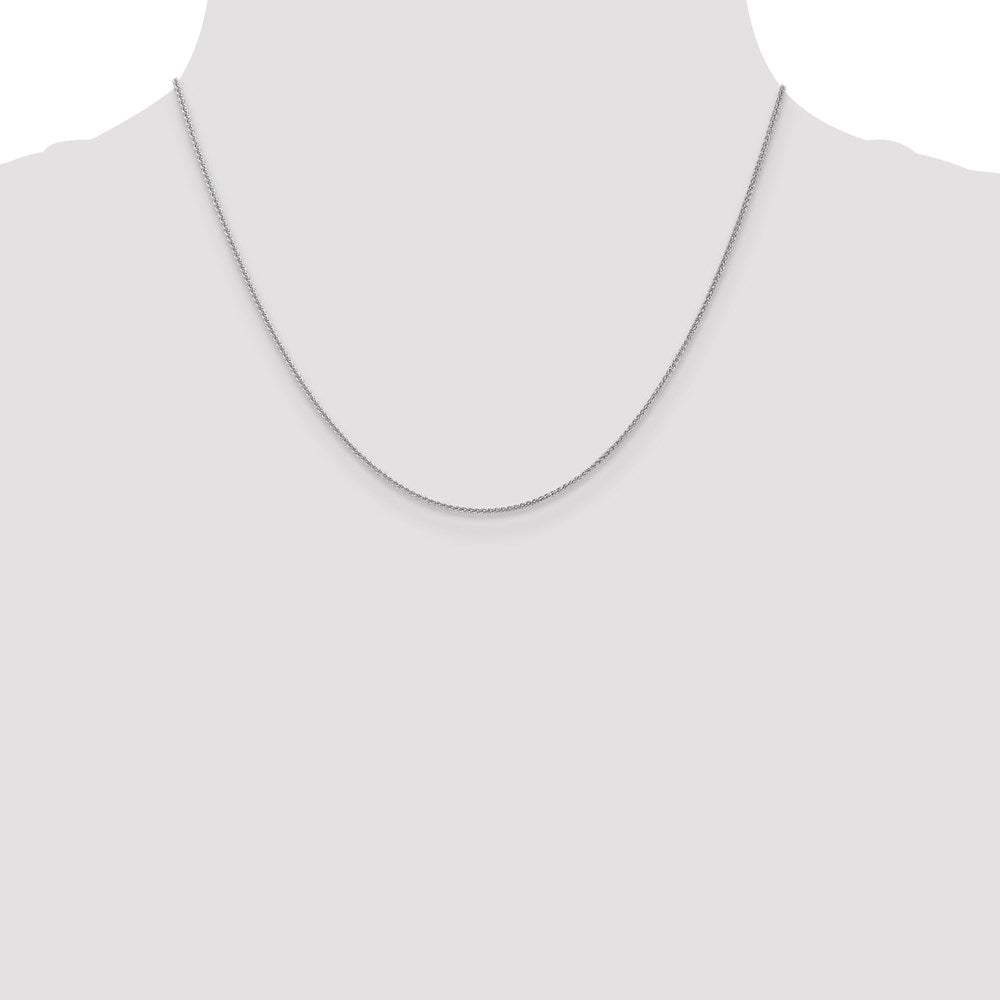 Leslie's 10K White Gold 1mm Wheat Chain8202-18