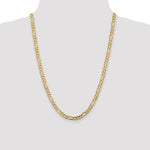 Load image into Gallery viewer, Leslie&#39;s 10K 5.25mm Concave Figaro Chain8216-24
