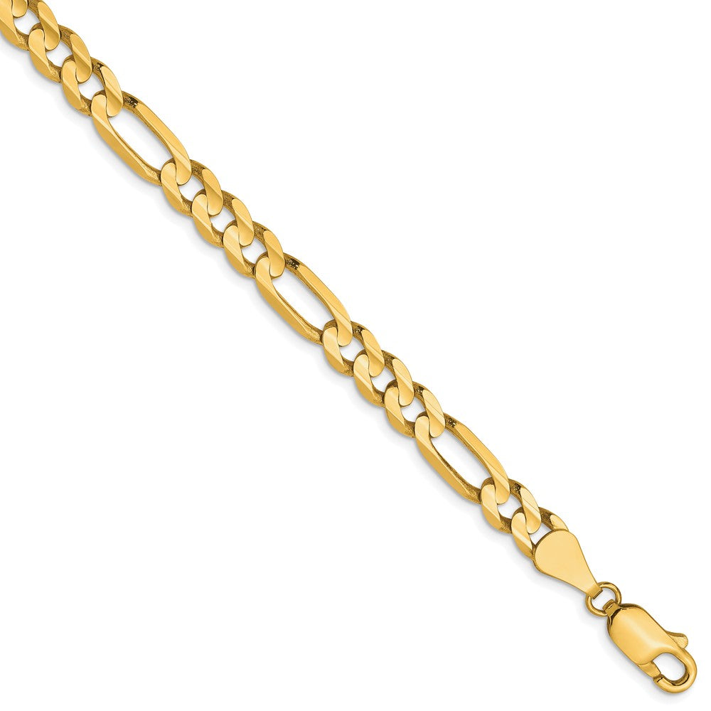 Leslie's 10K 5.25mm Concave Figaro Chain8216-8