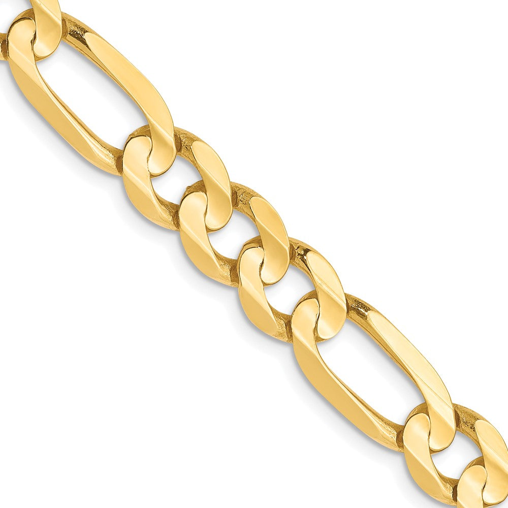 Leslie's 10K 6.75mm Concave Figaro Chain8217-20
