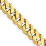Load image into Gallery viewer, Leslie&#39;s 10K 7.25mm Flat Beveled Curb Chain8228-22
