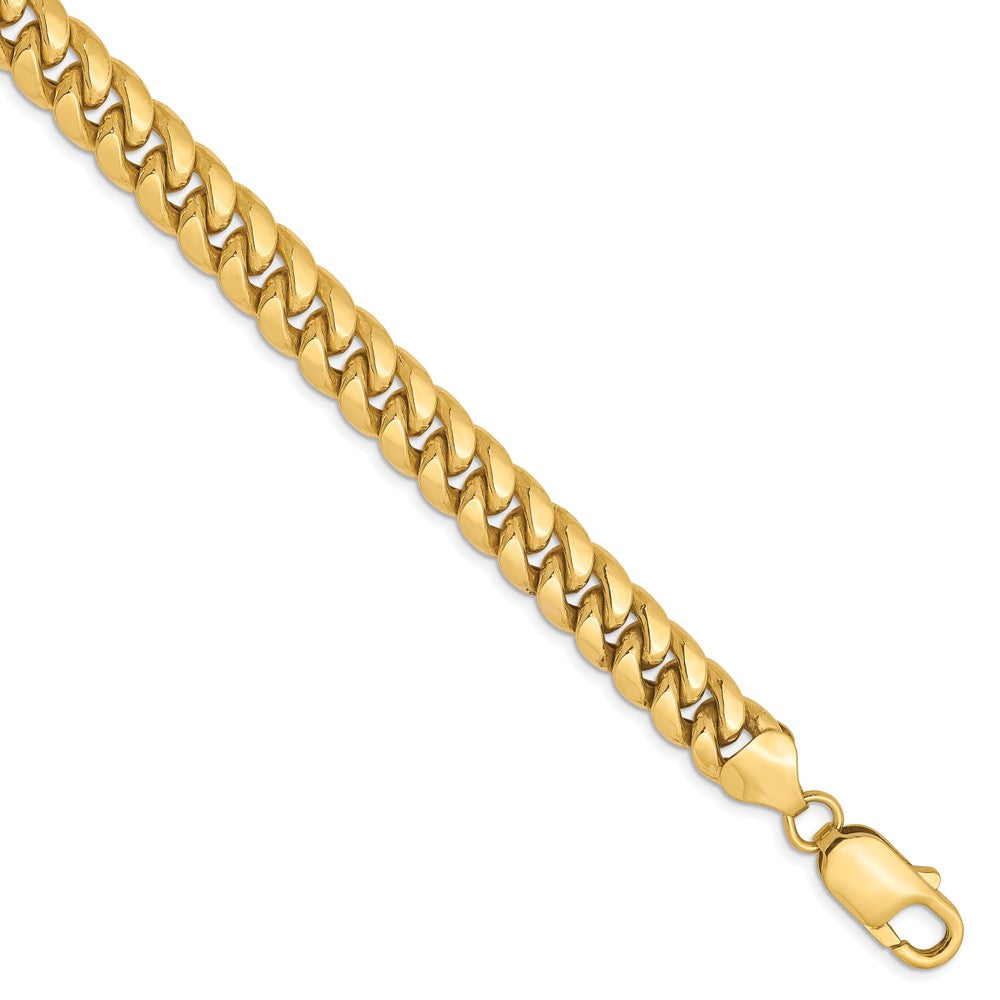 Leslie's 10K 7.3mm Semi-Solid Miami Cuban Chain8230-8