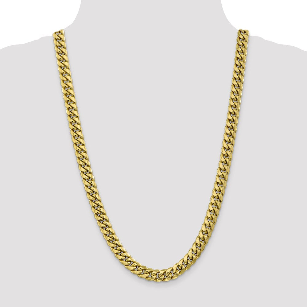 Leslie's 10K Semi-Solid 9.3 mm Miami Cuban Chain8231-26