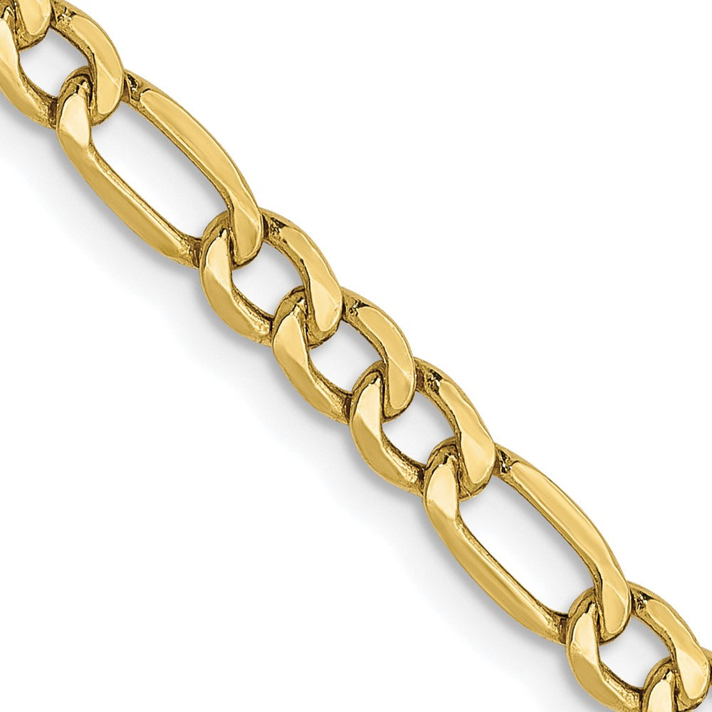 Leslie's 10K 3.5mm Semi-Solid Figaro Chain8232-20