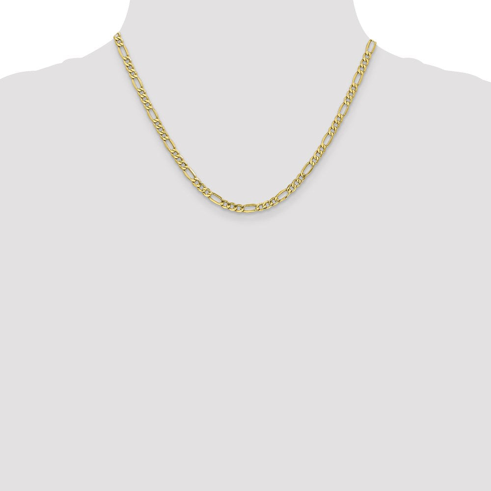 Leslie's 10K 4.75mm Semi-Solid Figaro Chain8233-18