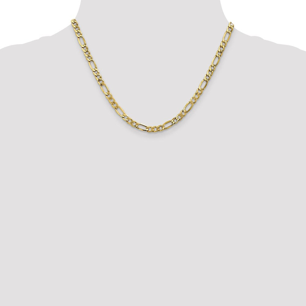 Leslie's 10K 5.35mm Semi-Solid Figaro Chain8234-18