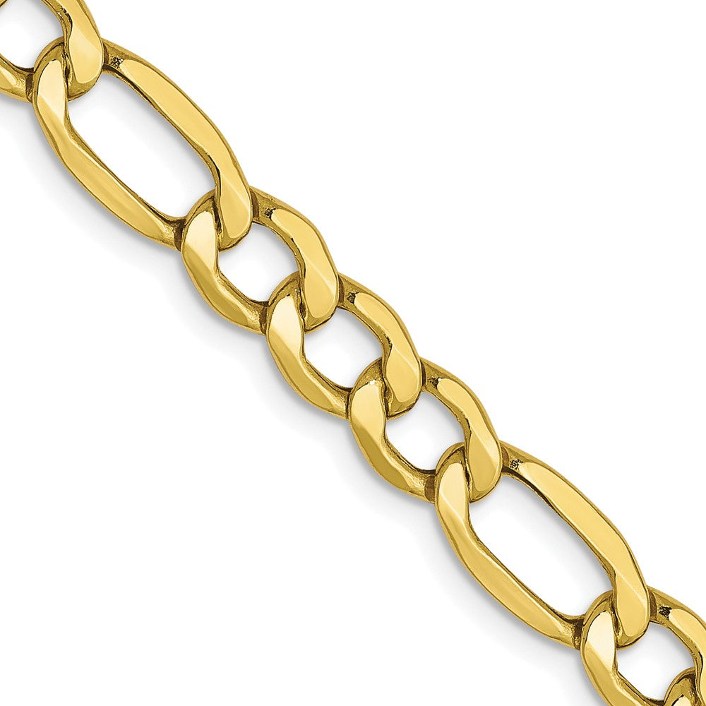 Leslie's 10K 5.35mm Semi-Solid Figaro Chain8234-18
