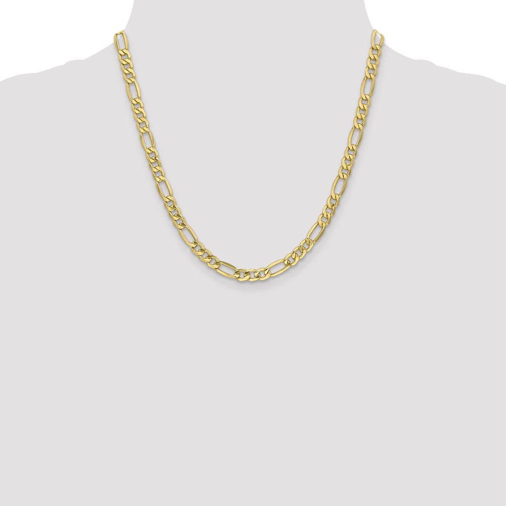 Leslie's 10K 6.6mm Semi-Solid Figaro Chain8235-20