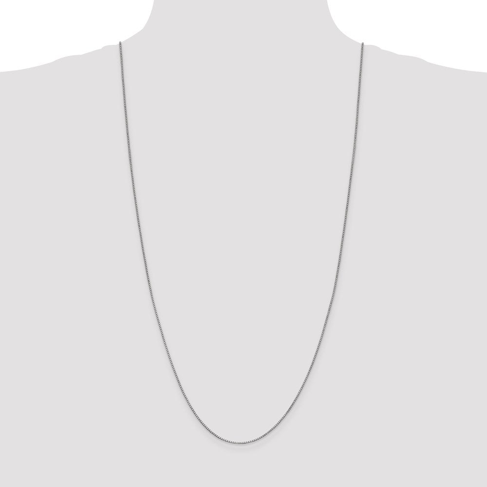 Leslie's 14K White Gold 1 mm Box Chain846-30