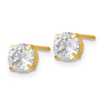 Load image into Gallery viewer, Leslies 14k CZ Stud 5.0mm Earrings86A
