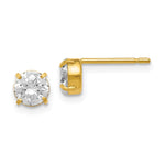 Load image into Gallery viewer, Leslies 14k CZ Stud 5.0mm Earrings86A
