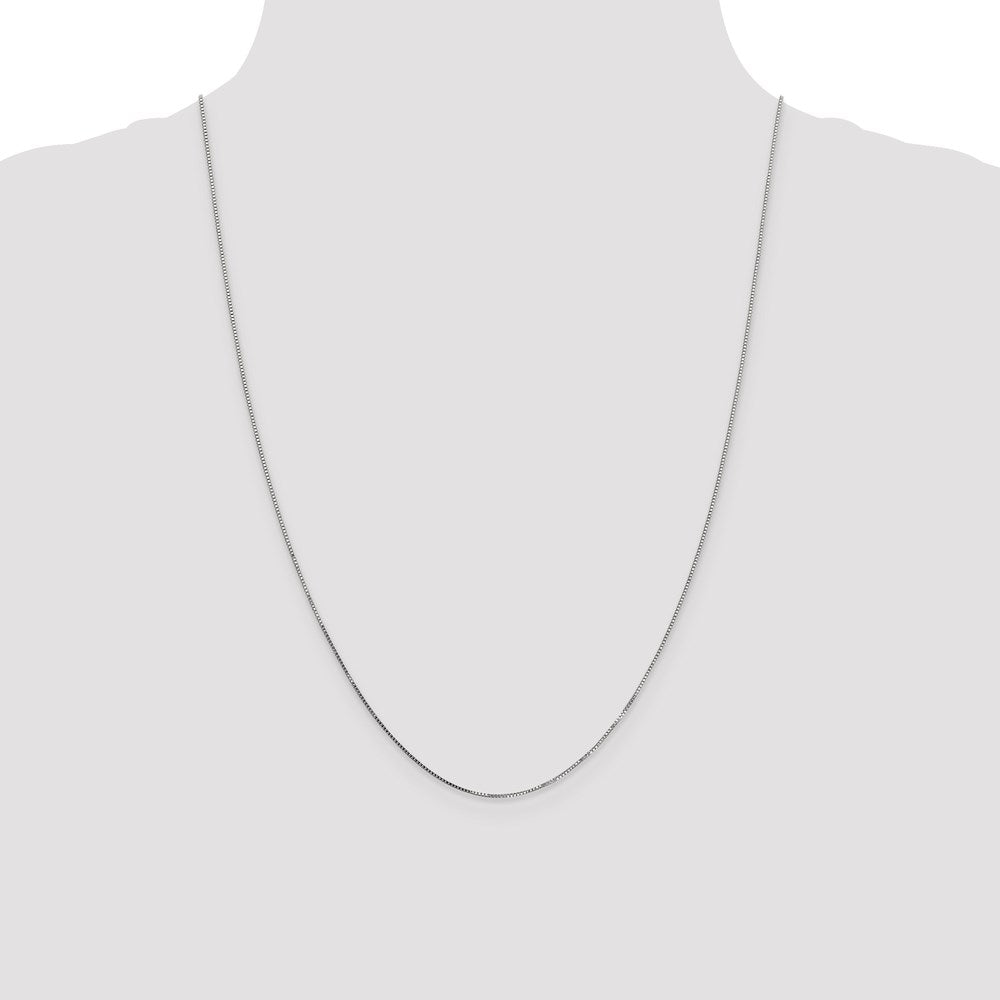 Leslie's 14K White Gold .8 mm Box Chain904-24