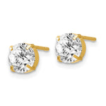 Load image into Gallery viewer, Leslies 14k CZ Stud 6.0mm Earrings90A
