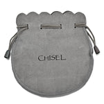 Load image into Gallery viewer, Stainless Steel Black Leather Double Row 8.5in BraceletSRB783-8.5
