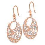 Load image into Gallery viewer, Leslie&#39;s Sterling Silver Rose-tone 18K Flash-plated EarringsF312
