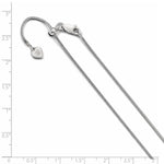 Load image into Gallery viewer, Leslie&#39;s Sterling Silver 1.1 mm Adjustable Snake ChainFC12-22
