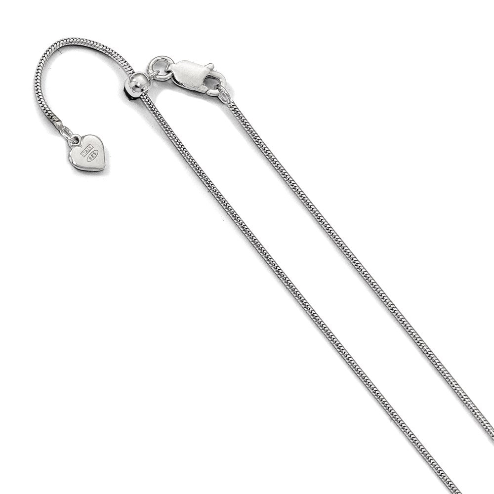 Leslie's Sterling Silver 1.1 mm Adjustable Snake ChainFC12-22
