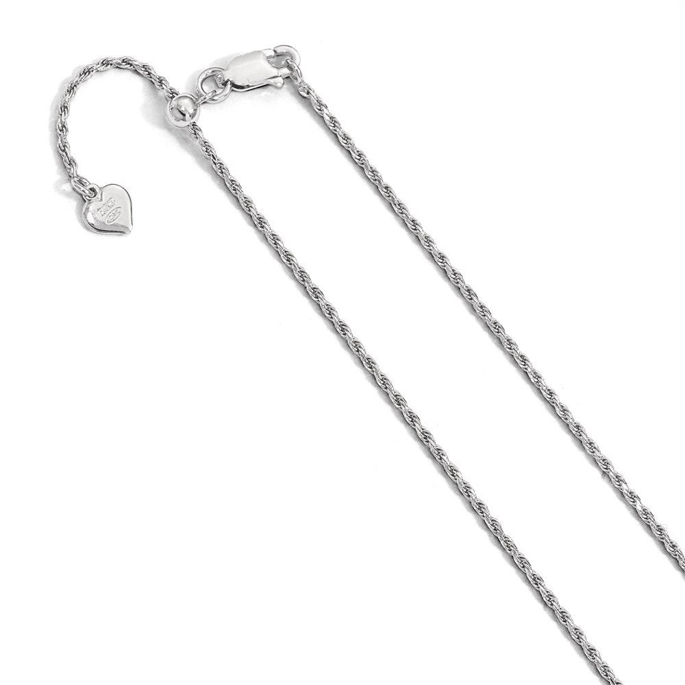 Leslie's Sterling Silver 1.4 mm Adjustable D/C Rope ChainFC14-30