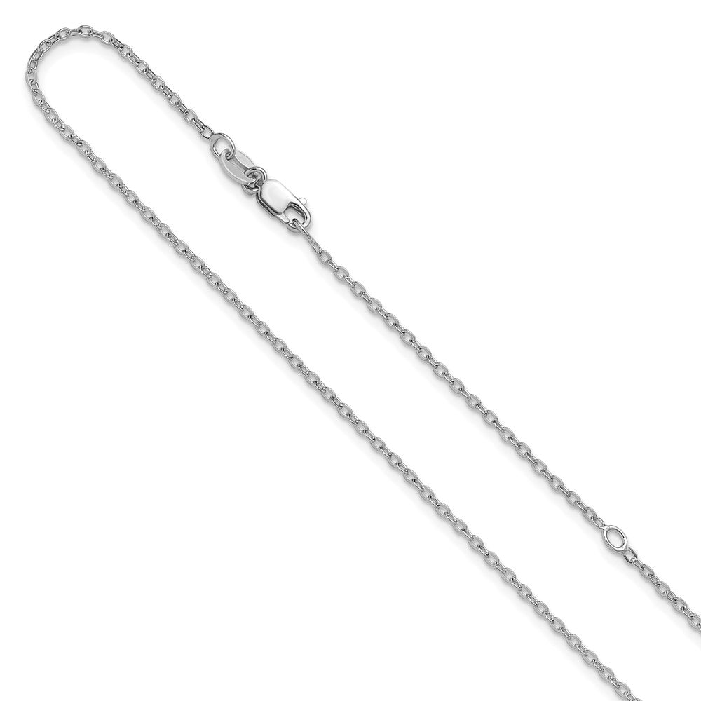 Leslie's Sterling Silver Cable w/2in ext. ChainFC16