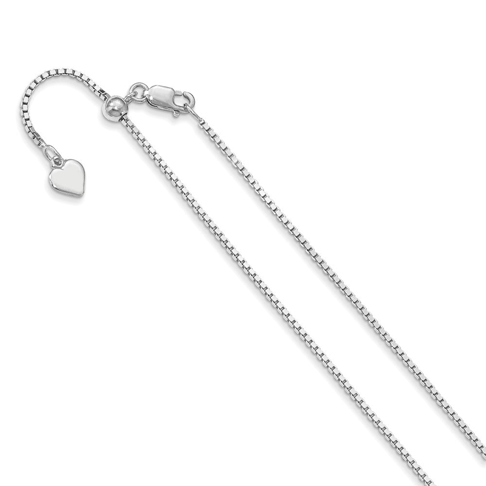 Leslie's Sterling Silver 1.1 mm Adjustable Box ChainFC18-22