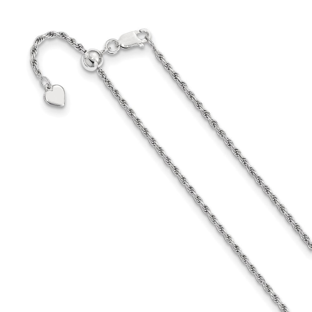 Leslie's Sterling Silver 2 mm Adjustable Rope ChainFC26-22