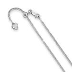 Load image into Gallery viewer, Leslie&#39;s Sterling Silver 1.45mm D/C Adjustable Wheat ChainFC27-30
