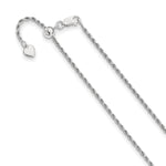 Load image into Gallery viewer, Leslie&#39;s Sterling Silver 2.25 mm Adjustable Rope ChainFC30-30
