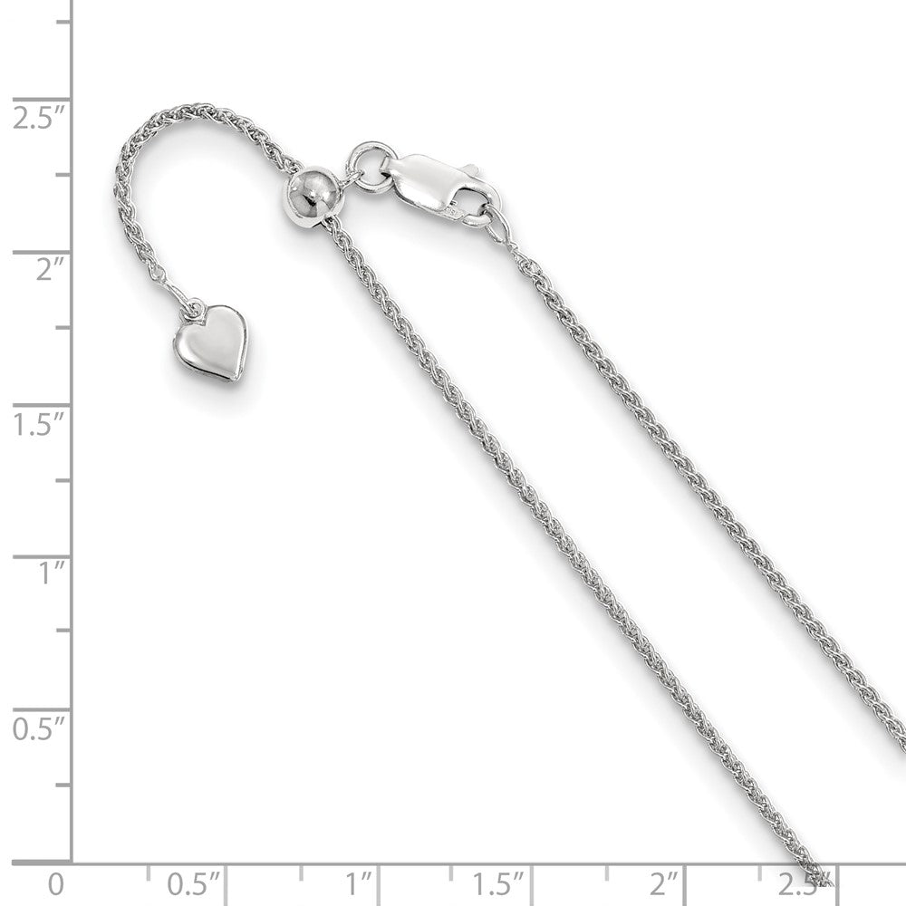 Leslie's Sterling Silver 1.5 mm Adjustable Spiga ChainFC42-22