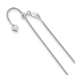 Load image into Gallery viewer, Leslie&#39;s Sterling Silver 1.5 mm Adjustable Spiga ChainFC42-22
