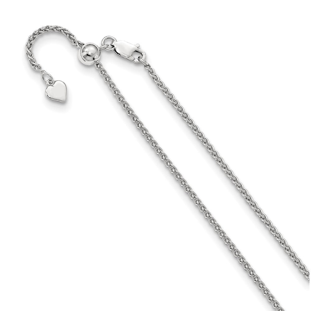 Leslie's Sterling Silver 1.9 mm Adjustable Spiga ChainFC43-30