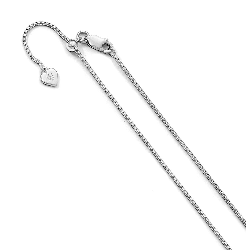 Leslie's Sterling Silver 1.25 mm Adjustable Round Box ChainFC45-22