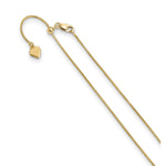 Load image into Gallery viewer, Leslie&#39;s Sterling Silver .95 mm Gold-plated Adjustable Snake ChainFC61-22
