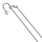 Load image into Gallery viewer, Leslie&#39;s Sterling Silver 1.6 mm Adjustable Singapore ChainFC99-22
