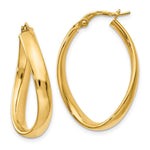 Load image into Gallery viewer, Leslie&#39;s 14K Oval Polished EarringsLE1356
