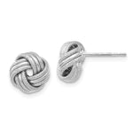 Load image into Gallery viewer, Leslie&#39;s 14K White Gold Knot Polished D/C Post EarringsLE1398
