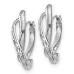 Load image into Gallery viewer, Leslie&#39;s 14K Two-tone Polished &amp; D/C EarringsLE1566
