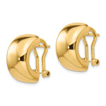 Load image into Gallery viewer, Leslie&#39;s 14K Polished Omega Back EarringsLE1764
