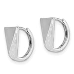 Load image into Gallery viewer, Leslie&#39;s 14k White Gold Polished Huggie EarringsLE1948W
