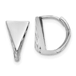 Load image into Gallery viewer, Leslie&#39;s 14k White Gold Polished Huggie EarringsLE1948W
